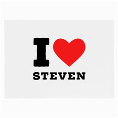 I love steven Large Glasses Cloth (2 Sides)