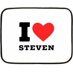 I Love Steven Two Sides Fleece Blanket (mini)