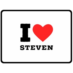 I Love Steven Fleece Blanket (large) by ilovewhateva