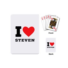 I Love Steven Playing Cards Single Design (mini) by ilovewhateva