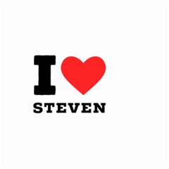 I Love Steven Small Garden Flag (two Sides) by ilovewhateva