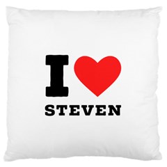 I Love Steven Standard Premium Plush Fleece Cushion Case (one Side) by ilovewhateva