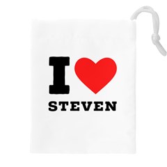 I Love Steven Drawstring Pouch (5xl) by ilovewhateva