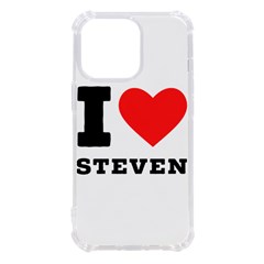 I Love Steven Iphone 13 Pro Tpu Uv Print Case