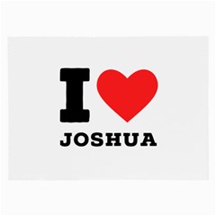 I Love Joshua Large Glasses Cloth by ilovewhateva