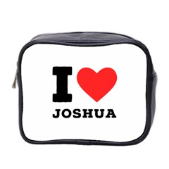 I Love Joshua Mini Toiletries Bag (two Sides) by ilovewhateva