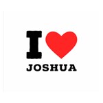 I love joshua Two Sides Premium Plush Fleece Blanket (Small) 50 x40  Blanket Front