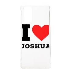 I Love Joshua Samsung Galaxy Note 20 Tpu Uv Case