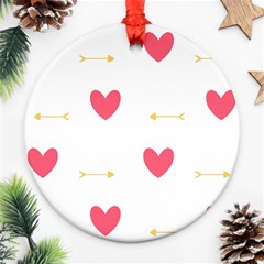 Hearts-36 Ornament (round) by nateshop