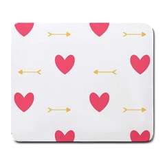 Hearts-36 Large Mousepad by nateshop