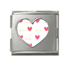 Hearts-36 Mega Link Heart Italian Charm (18mm) by nateshop