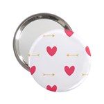 Hearts-36 2.25  Handbag Mirrors Front