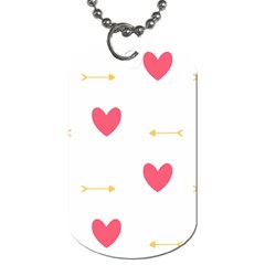 Hearts-36 Dog Tag (one Side) by nateshop