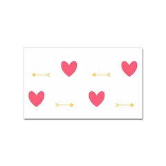 Hearts-36 Sticker Rectangular (100 Pack) by nateshop