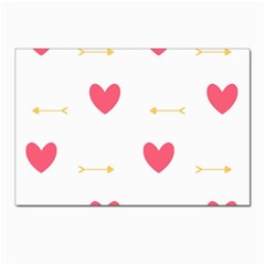 Hearts-36 Postcard 4 x 6  (pkg Of 10) by nateshop