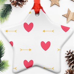 Hearts-36 Star Ornament (two Sides)