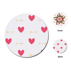 Hearts-36 Playing Cards Single Design (round) by nateshop