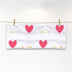 Hearts-36 Hand Towel by nateshop