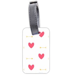 Hearts-36 Luggage Tag (one Side) by nateshop