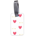 Hearts-36 Luggage Tag (two sides) Back