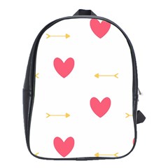 Hearts-36 School Bag (xl) by nateshop