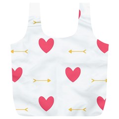 Hearts-36 Full Print Recycle Bag (xl) by nateshop