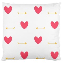 Hearts-36 Standard Premium Plush Fleece Cushion Case (two Sides) by nateshop