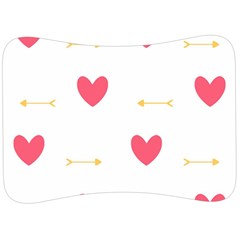 Hearts-36 Velour Seat Head Rest Cushion by nateshop