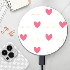 Hearts-36 Wireless Fast Charger(white) by nateshop