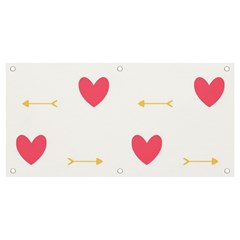 Hearts-36 Banner And Sign 4  X 2  by nateshop