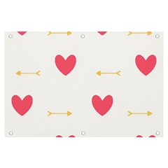 Hearts-36 Banner And Sign 6  X 4  by nateshop