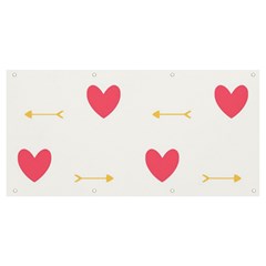 Hearts-36 Banner And Sign 8  X 4  by nateshop