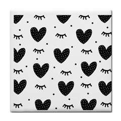 Hearts-57 Tile Coaster by nateshop