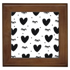 Hearts-57 Framed Tile by nateshop