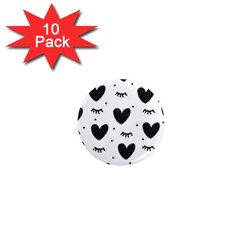 Hearts-57 1  Mini Magnet (10 Pack) 