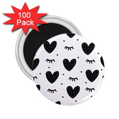 Hearts-57 2 25  Magnets (100 Pack)  by nateshop