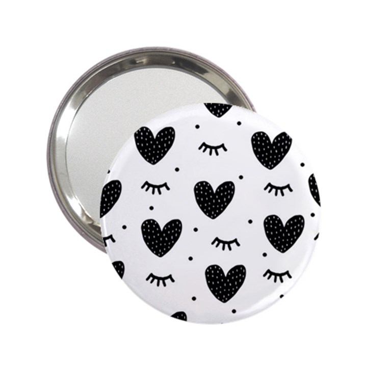 Hearts-57 2.25  Handbag Mirrors