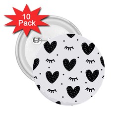 Hearts-57 2 25  Buttons (10 Pack)  by nateshop