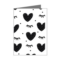 Hearts-57 Mini Greeting Card by nateshop