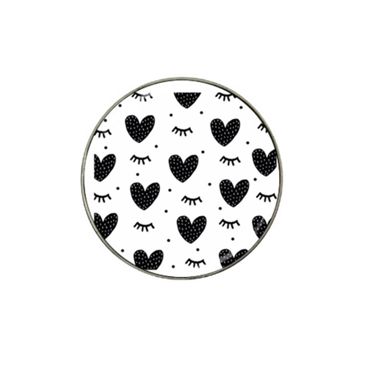 Hearts-57 Hat Clip Ball Marker