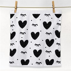 Hearts-57 Face Towel by nateshop