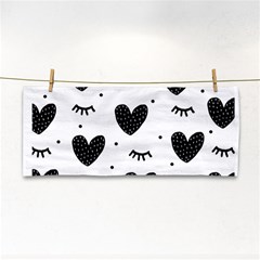 Hearts-57 Hand Towel by nateshop