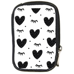 Hearts-57 Compact Camera Leather Case by nateshop