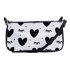 Hearts-57 Shoulder Clutch Bag by nateshop