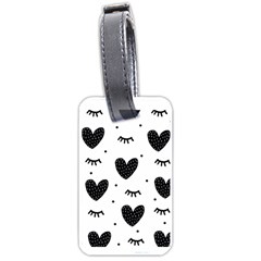 Hearts-57 Luggage Tag (one Side) by nateshop