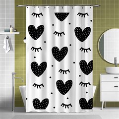 Hearts-57 Shower Curtain 48  X 72  (small)  by nateshop