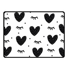 Hearts-57 Fleece Blanket (small) by nateshop