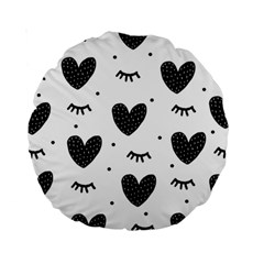 Hearts-57 Standard 15  Premium Round Cushions by nateshop