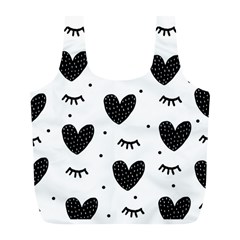 Hearts-57 Full Print Recycle Bag (l) by nateshop