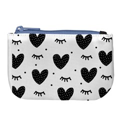 Hearts-57 Large Coin Purse by nateshop